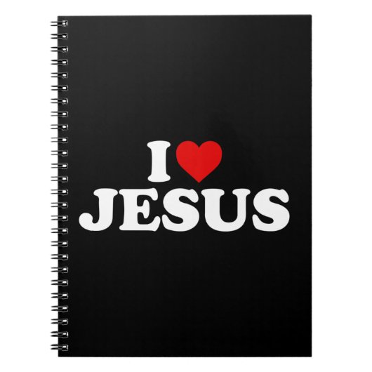 I Liebe Jesus - Pullover HoodieFeatures a red Notizblock (Vorderseite)