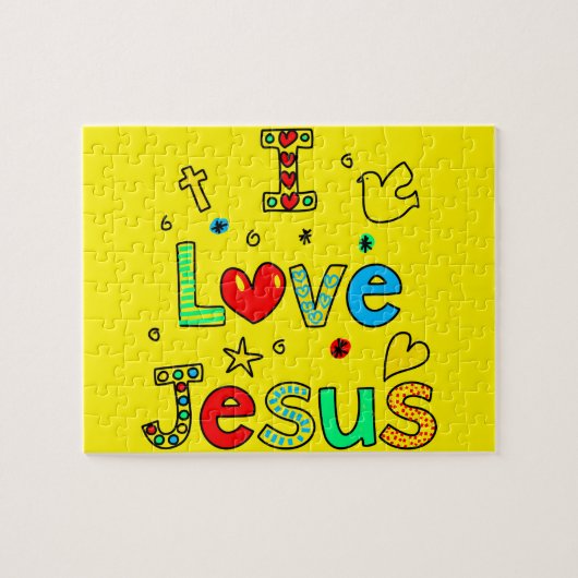 I Liebe Jesus Puzzle (Horizontal)