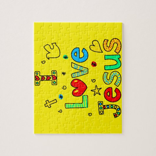 I Liebe Jesus Puzzle (Vertikal)