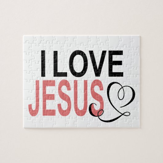 I Liebe Jesus Puzzle (Horizontal)
