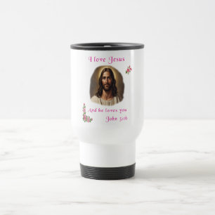 I Liebe Jesus Reisebecher