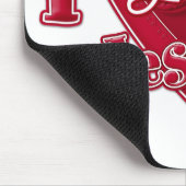 I Liebe Jesus Rotes Herz Mousepad (Ecke)