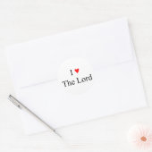 I Liebe Jesus Runder Aufkleber (Umschlag)