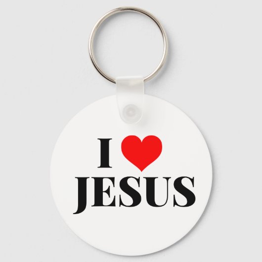 I Liebe Jesus Schlüsselanhänger (Vorderseite)