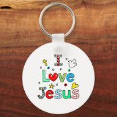 I Liebe Jesus Schlüsselanhänger (Vorderseite)