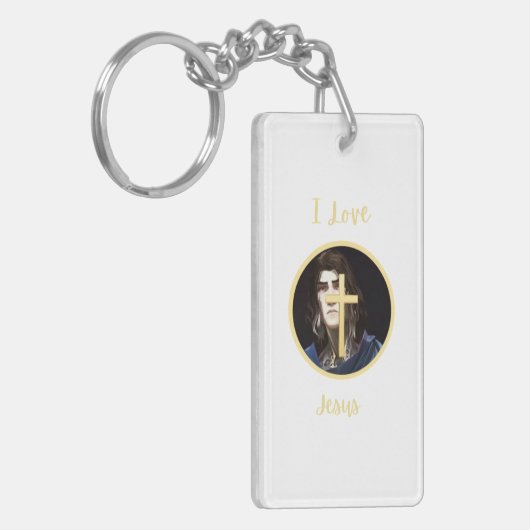 I Liebe Jesus Schlüsselanhänger (Vorderseite links)