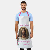 I Liebe Jesus Schürze (Getragen)