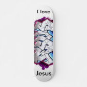 I Liebe Jesus Skateboard (Vorne)