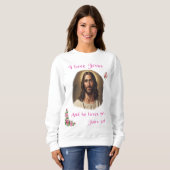I Liebe Jesus Sweatshirt (Vorne ganz)