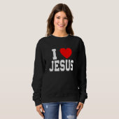 I Liebe Jesus Sweatshirt (Vorne ganz)