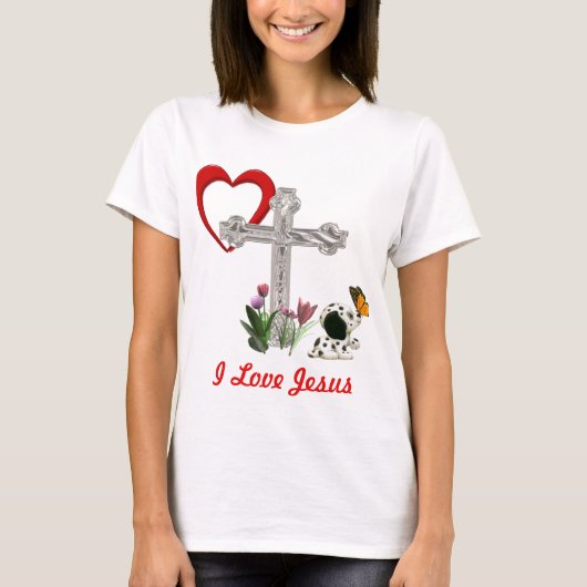 I Liebe Jesus T-Shirt (Vorderseite)