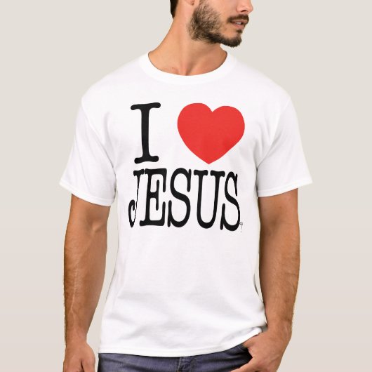 I Liebe Jesus T-Shirt (Vorderseite)