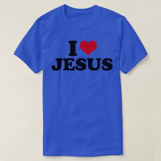 I Liebe Jesus T-Shirt (Design vorne)