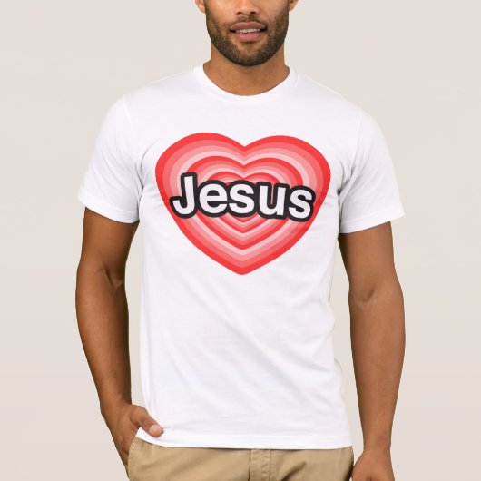 I Liebe Jesus T-Shirt (Vorderseite)