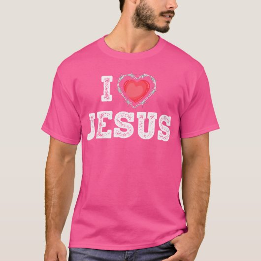 I Liebe Jesus T-Shirt (Vorderseite)
