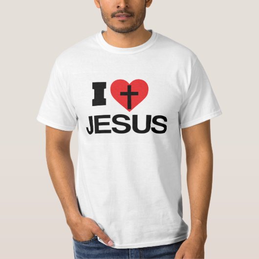 I Liebe Jesus T - Shirt (Vorderseite)