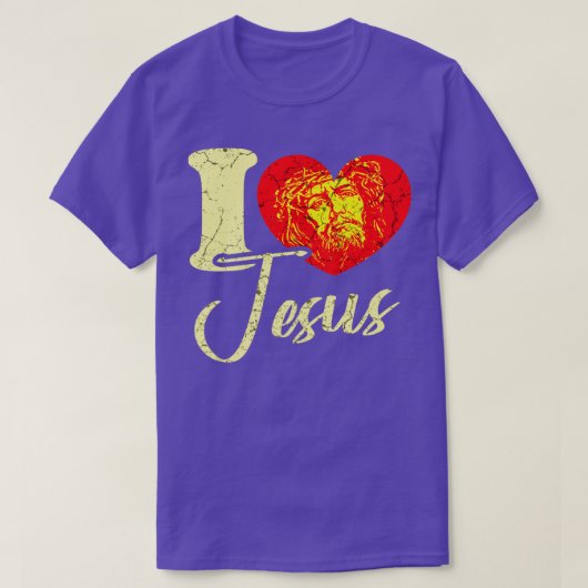 I Liebe Jesus T-Shirt (Design vorne)