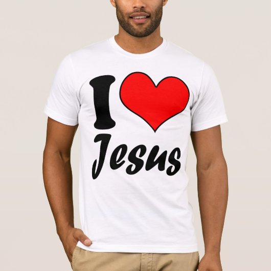 I Liebe Jesus T-Shirt (Vorderseite)