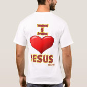 I Liebe Jesus T-Shirt (Rückseite)