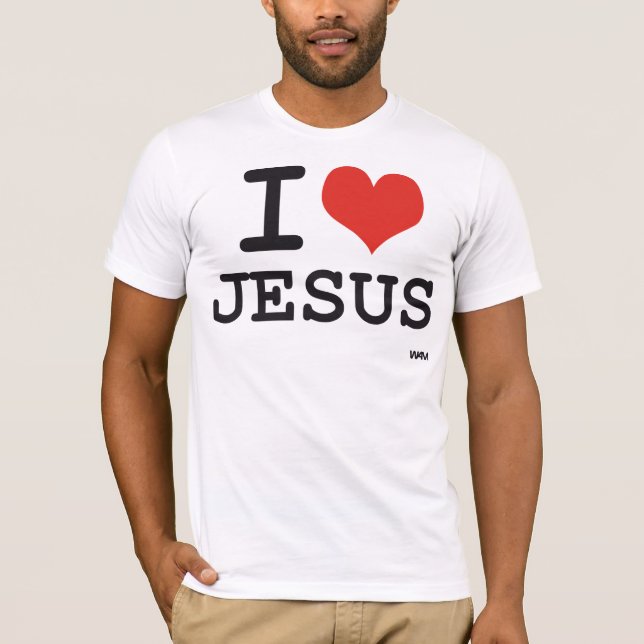 I Liebe Jesus T-Shirt (Vorderseite)