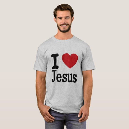 I Liebe Jesus T-Shirt (Vorne ganz)