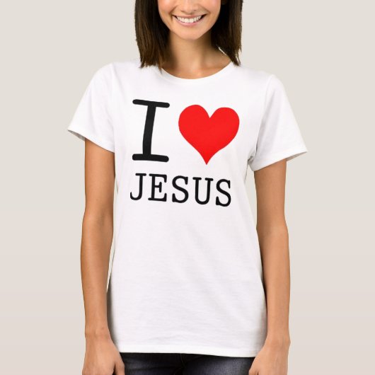 I Liebe Jesus T-Shirt (Vorderseite)