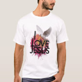 I Liebe Jesus T - Shirt Religion Christlich (Vorderseite)