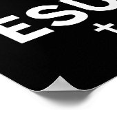 I Liebe Jesus T-ShirtSind Sie ein Patrioter Poster (Ecke)