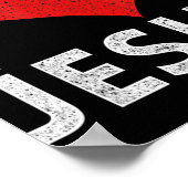 I Liebe Jesus T-ShirtSind Sie ein Patrioter Poster (Ecke)