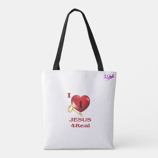 I Liebe Jesus Tasche (Rückseite)