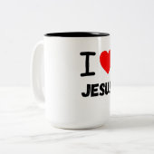 I LIEBE JESUS TASSE (Vorderseite Links)