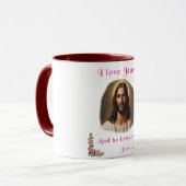 I Liebe Jesus Tasse (Vorderseite Links)