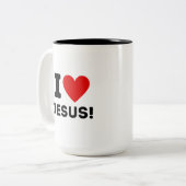 I Liebe Jesus Tasse (Vorderseite Links)