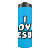 I Liebe Jesus Thermosbecher (Vorderseite)