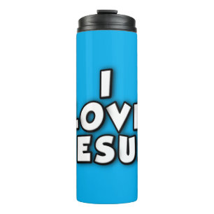 I Liebe Jesus Thermosbecher