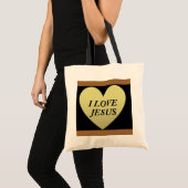 I LIEBE JESUS TRAGETASCHE (Vorderseite (Produkt))