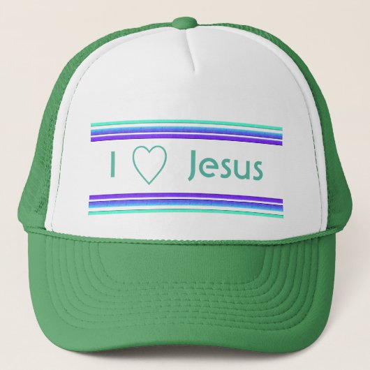 I Liebe Jesus Truckerkappe (Vorderseite)