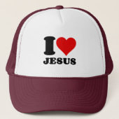 I LIEBE JESUS TRUCKERKAPPE (Vorderseite)