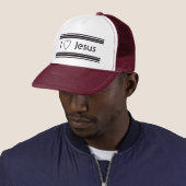 I Liebe Jesus Truckerkappe (Beispiel)