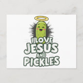 I Liebe Jesus und Pickles Begleitkarte (Rückseite)