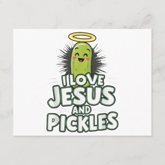 I Liebe Jesus und Pickles Begleitkarte (Vorderseite)