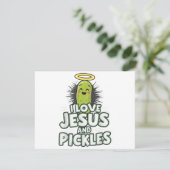 I Liebe Jesus und Pickles Einladung (Stehend Vorderseite)