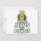 I Liebe Jesus und Pickles Einladung (Rückseite)