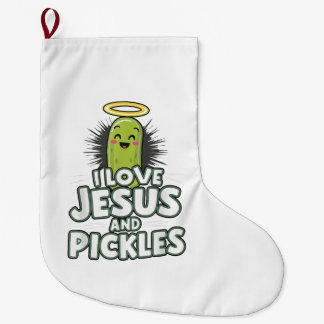 I Liebe Jesus und Pickles Großer Weihnachtsstrumpf