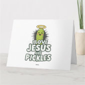 I Liebe Jesus und Pickles Karte (Rückseite)