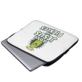 I Liebe Jesus und Pickles Laptopschutzhülle (Vorne Knopf)