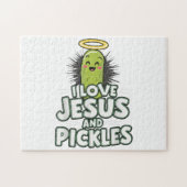 I Liebe Jesus und Pickles Puzzle (Horizontal)