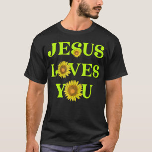 I Liebe Jesus und Tennessee Orangenherz Niedlicher T-Shirt