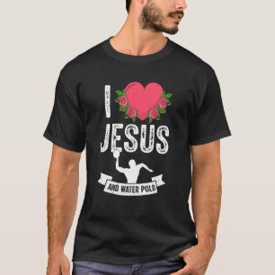 I Liebe Jesus und Wasser Polo schwimmen Schwimmer