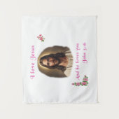 I Liebe Jesus Wandteppich (Vorderseite)